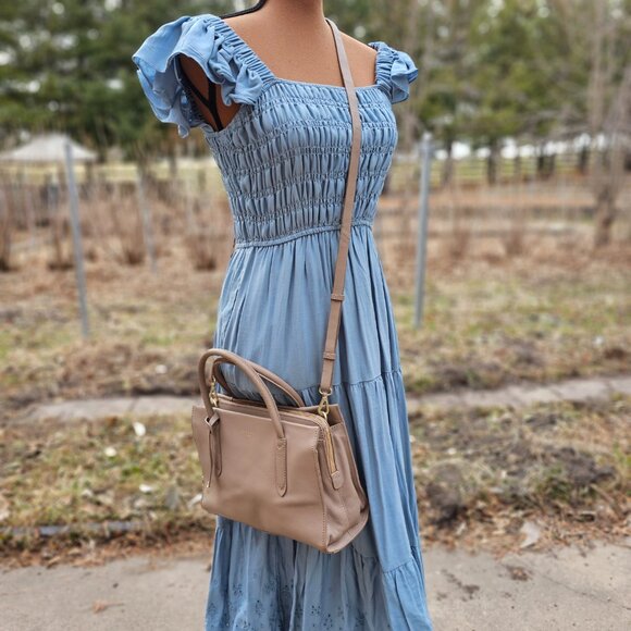 RADLEY London Arlington Court Medium Leather Handbag Crossbody Satchel Pre-owned - Picture 5 of 12